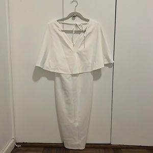 Asos white maternity dress - beautiful for shower or wedding